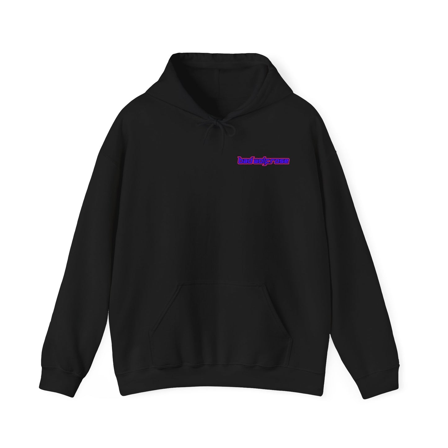 BadWolfRose Back Print Unisex Hoodie