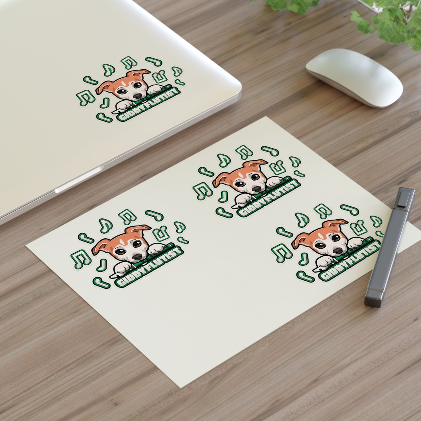 GiddyFlutist Notes Sticker Sheets