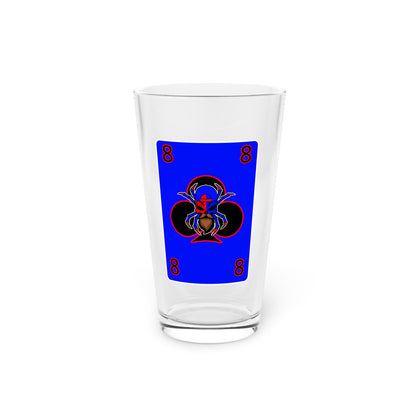Spiderman8888 Club8888 Card Pint Glass, 16oz