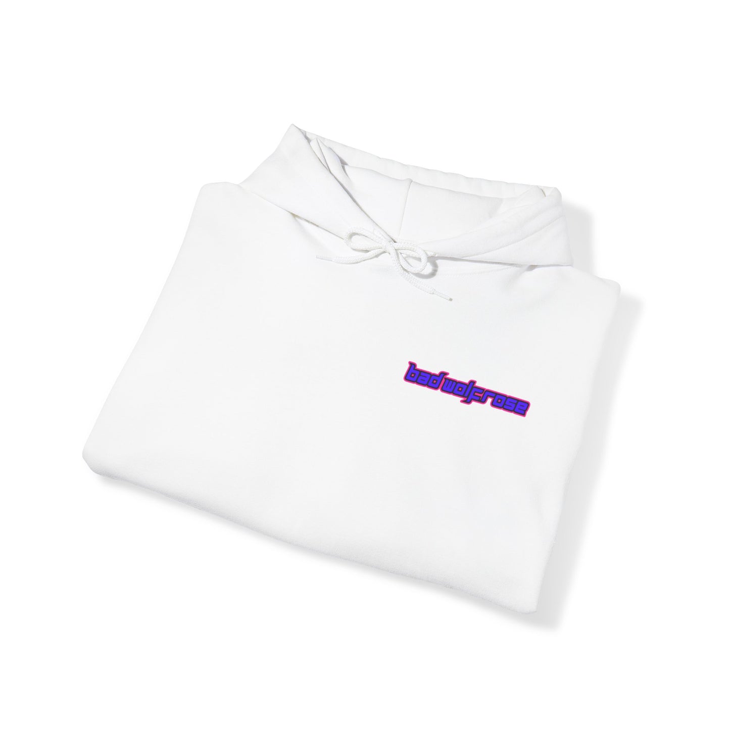 BadWolfRose Back Print Unisex Hoodie