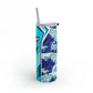 Casual Shark Skinny Matte Tumbler, 20oz