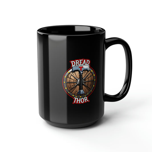 DreadThor Black Mug, 15oz