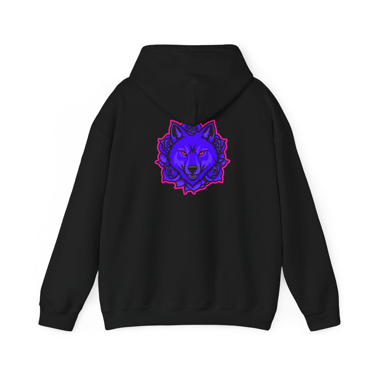 BadWolfRose Back Print Unisex Hoodie