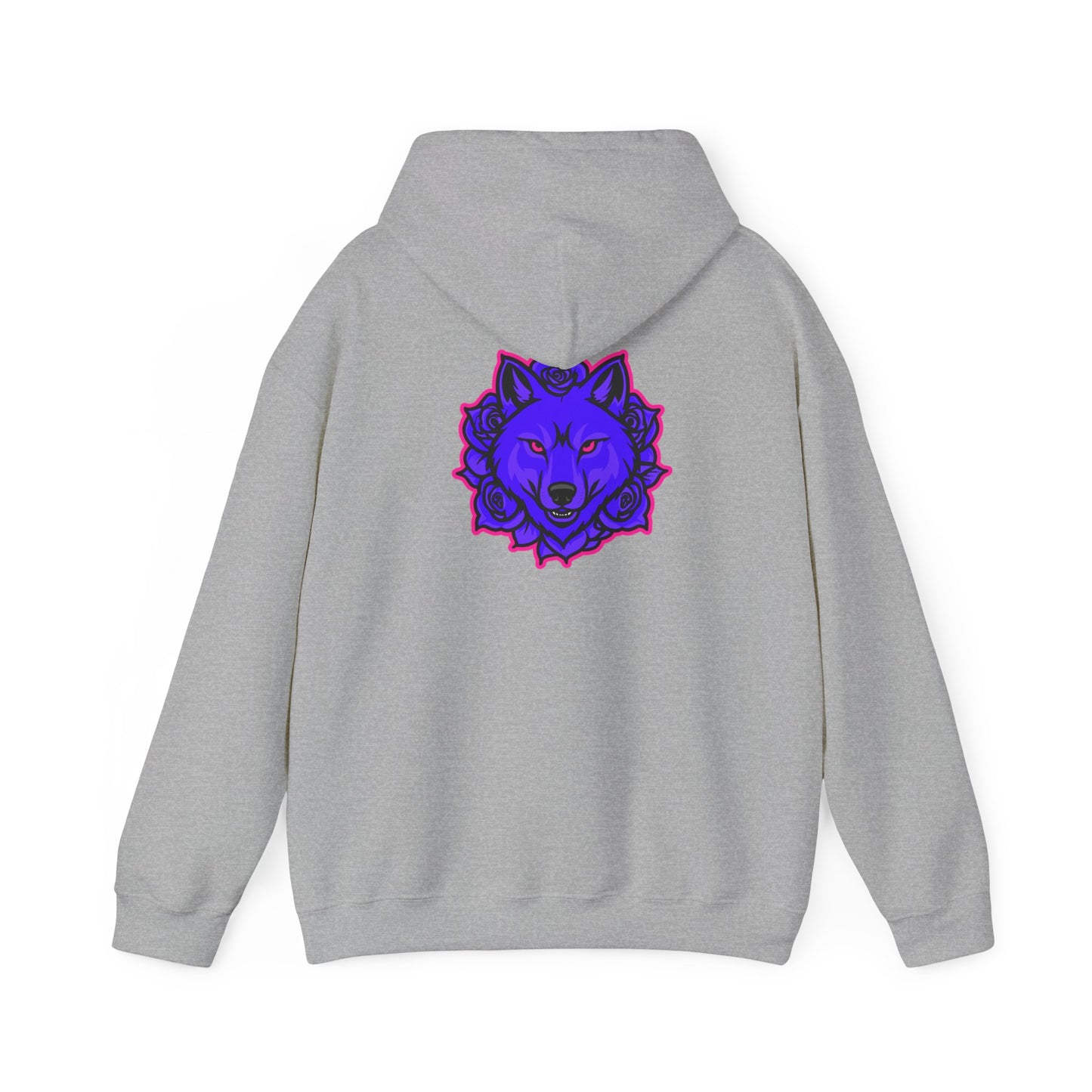 BadWolfRose Back Print Unisex Hoodie
