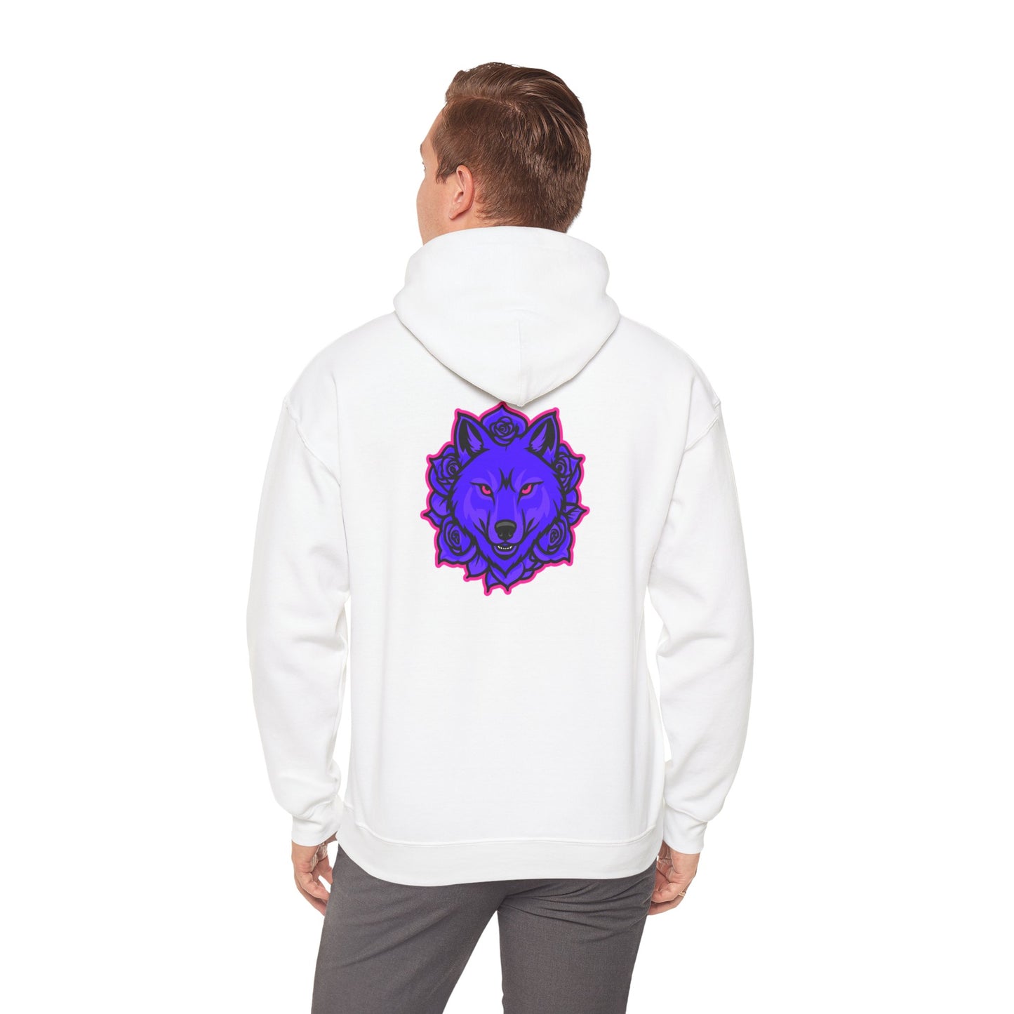 BadWolfRose Back Print Unisex Hoodie