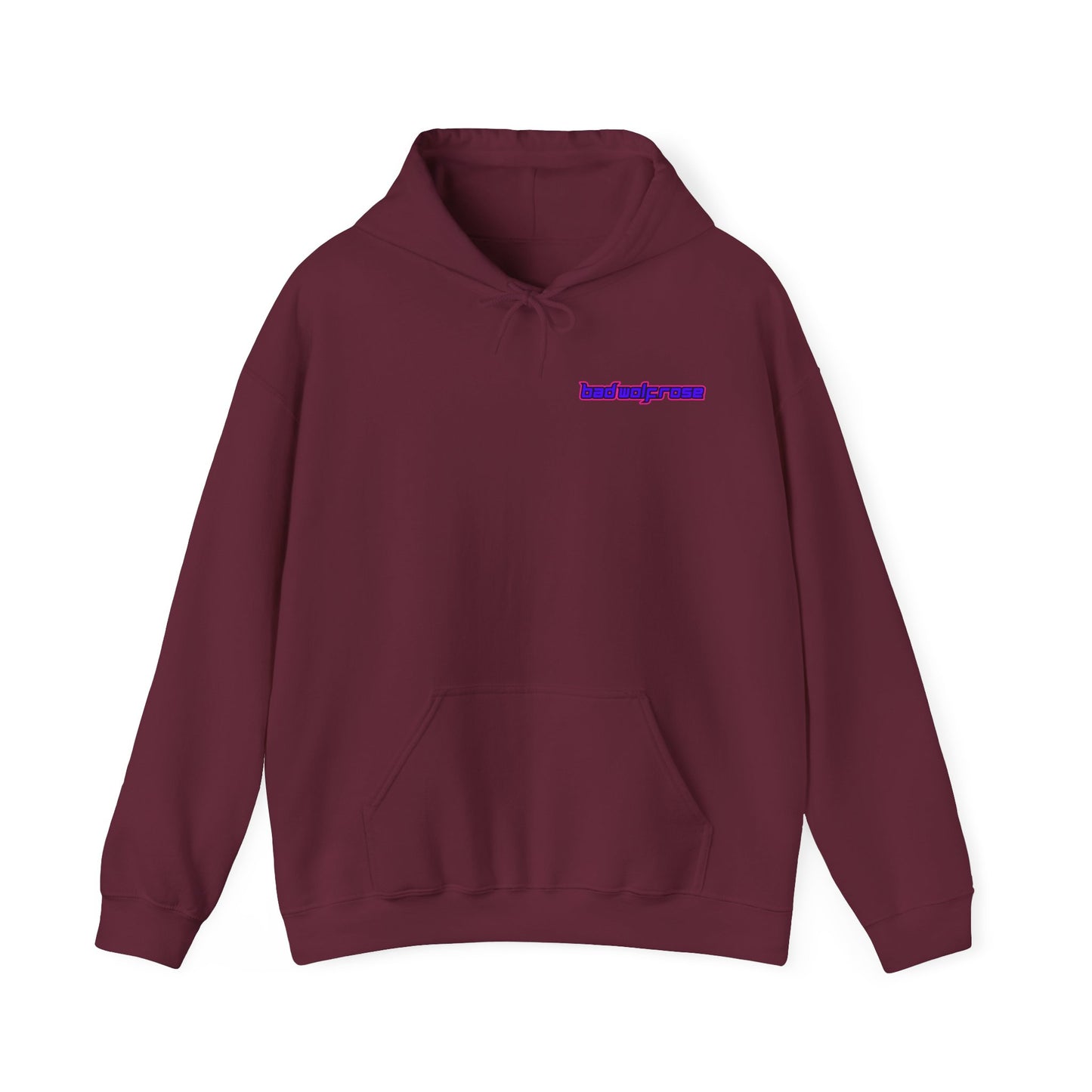 BadWolfRose Back Print Unisex Hoodie