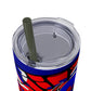 Spiderman8888 Skinny Tumbler with Straw, 20oz