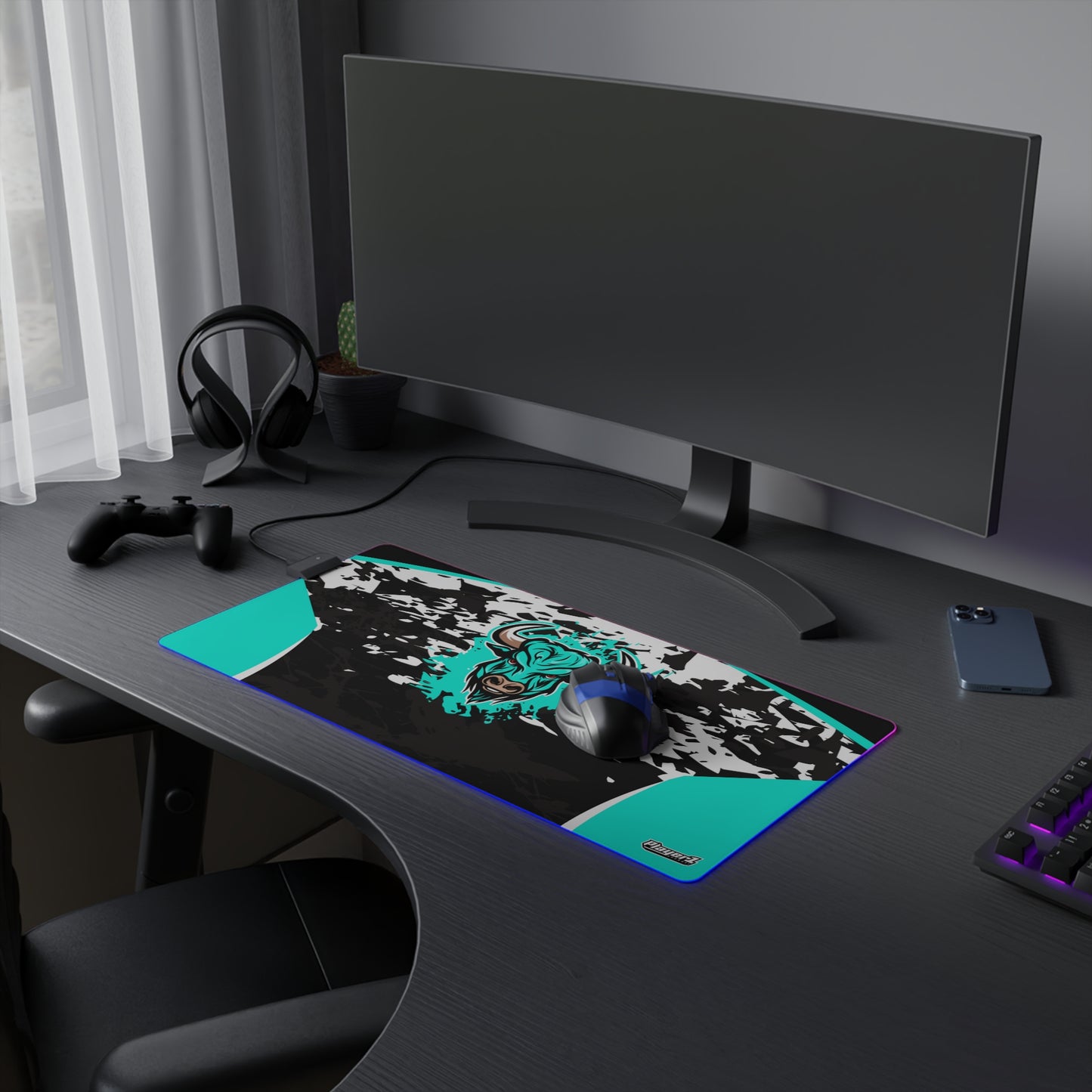Rocky Buffulo LED Gaming Mouse Pad