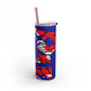 Spiderman8888 Skinny Matte Tumbler, 20oz