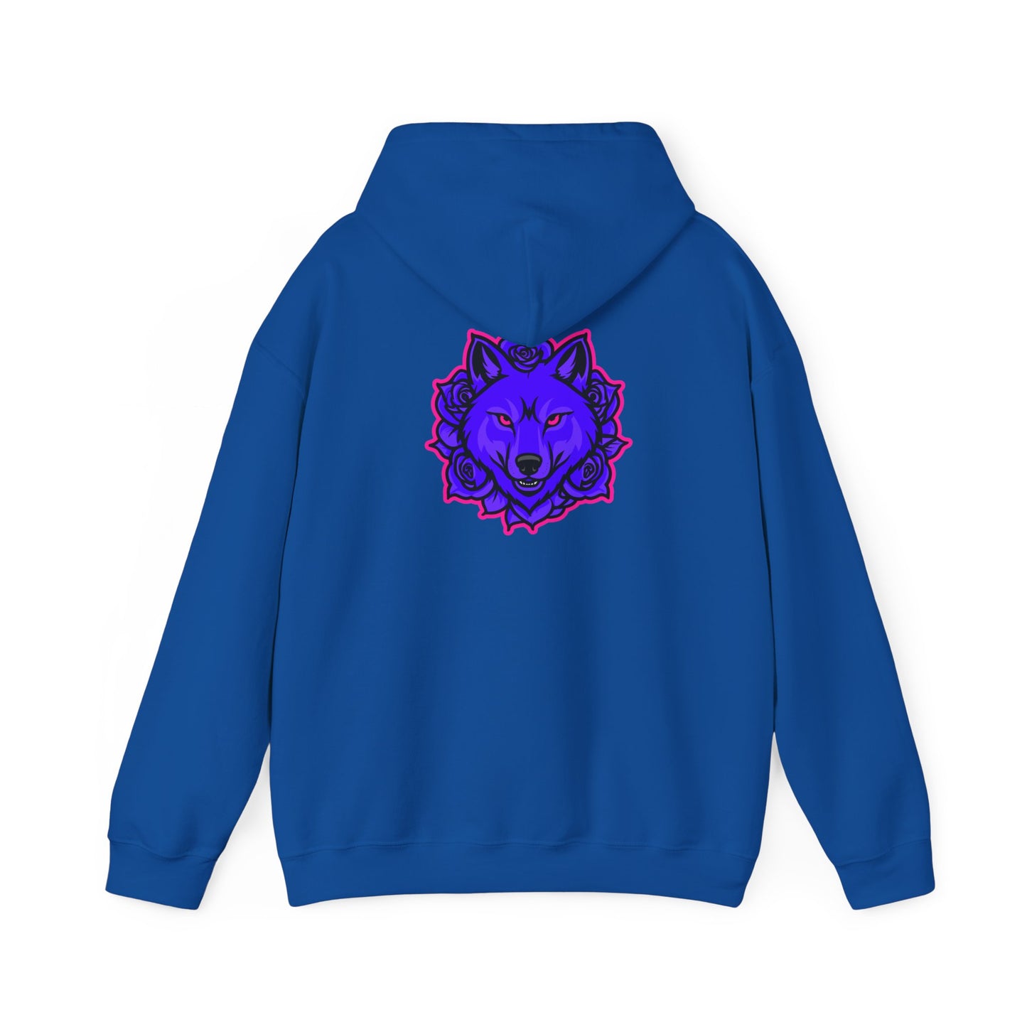 BadWolfRose Back Print Unisex Hoodie