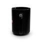 Pixi Ears Black Mug, 15oz