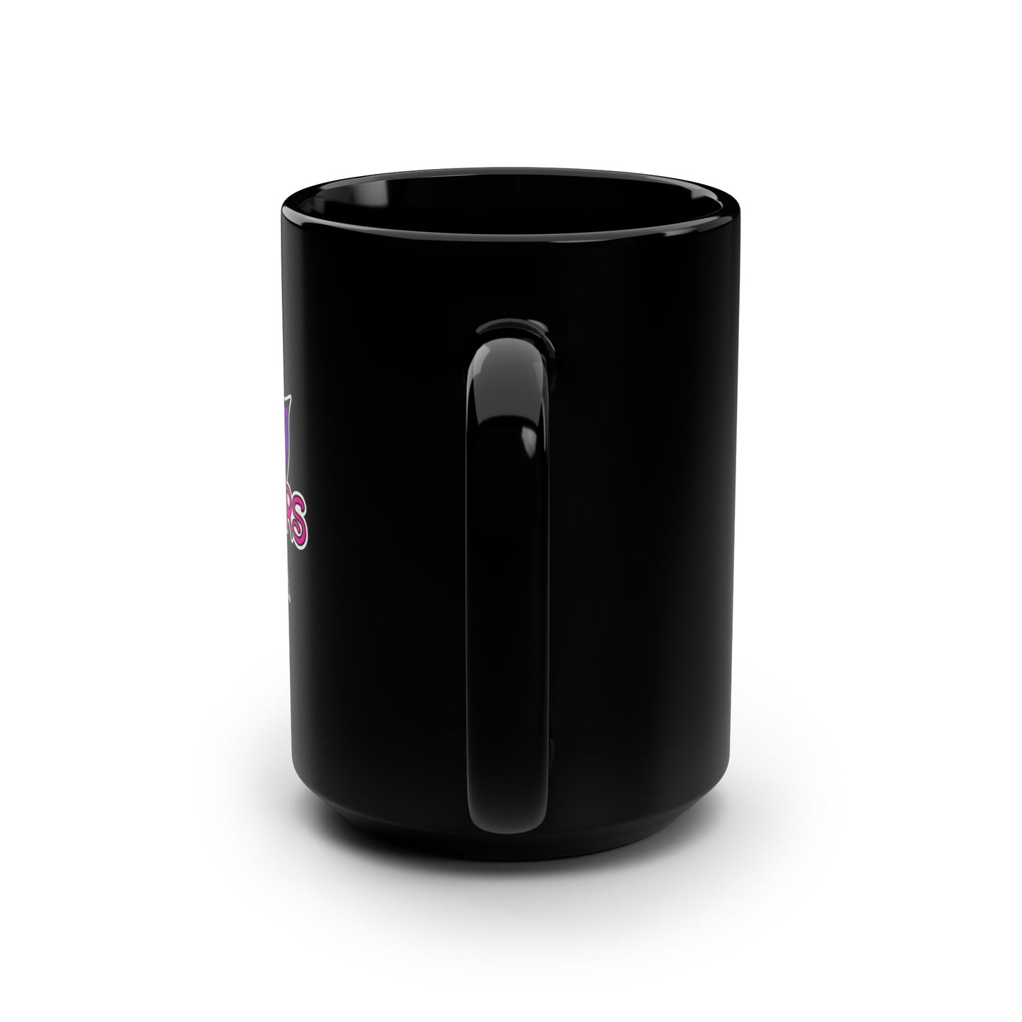 Pixi Ears Black Mug, 15oz