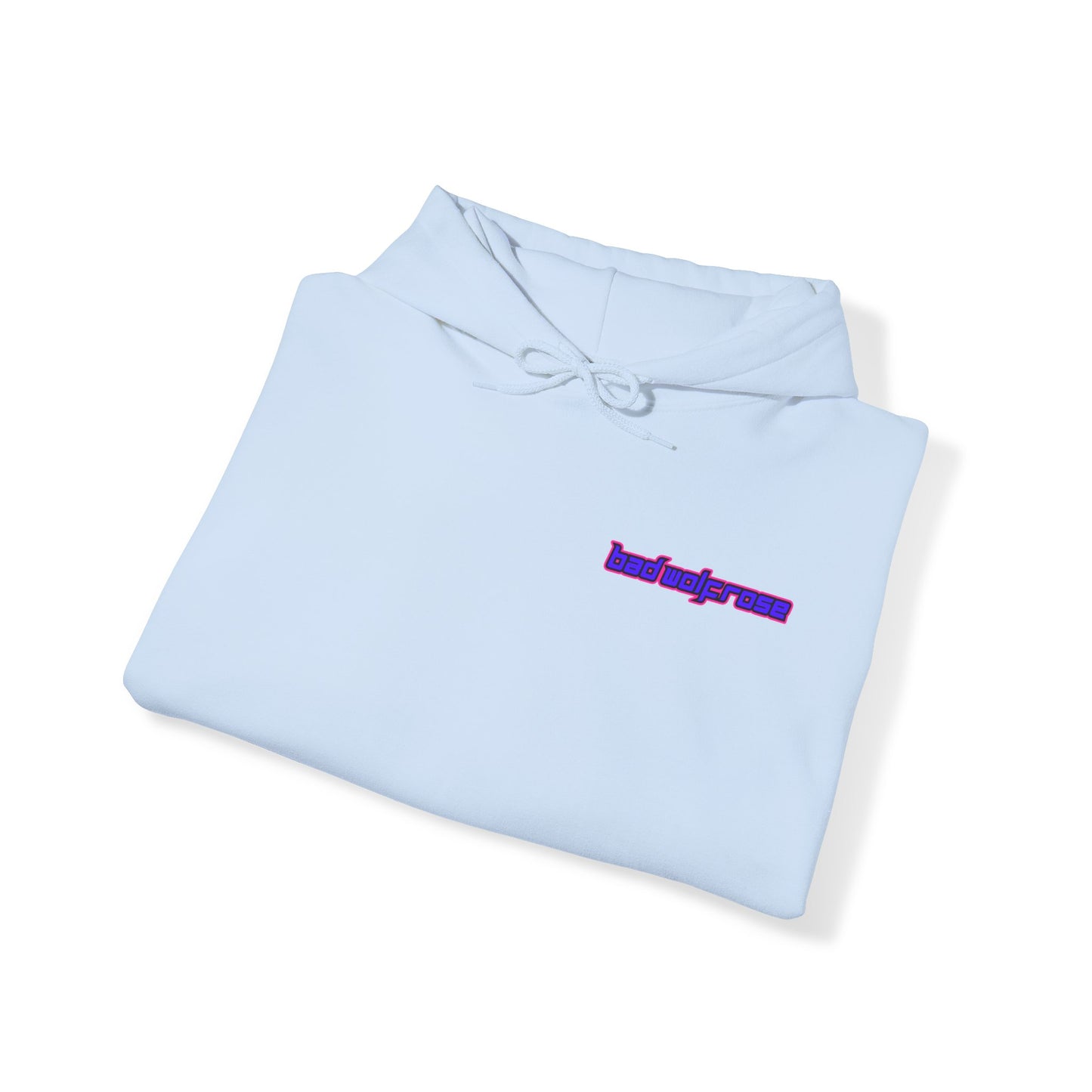 BadWolfRose Back Print Unisex Hoodie