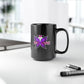 Pixi Ears Black Mug, 15oz