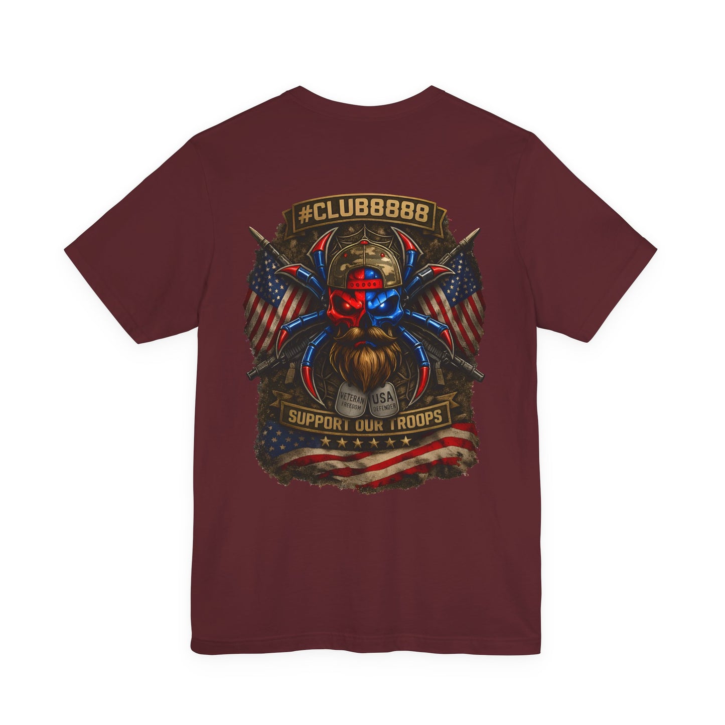 Club8888 Support The Troops Unisex T-shirt