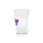 Team Kraven Quills Pint Glass, 16oz