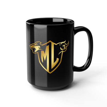 Mythical Legends Black Mug, 15oz