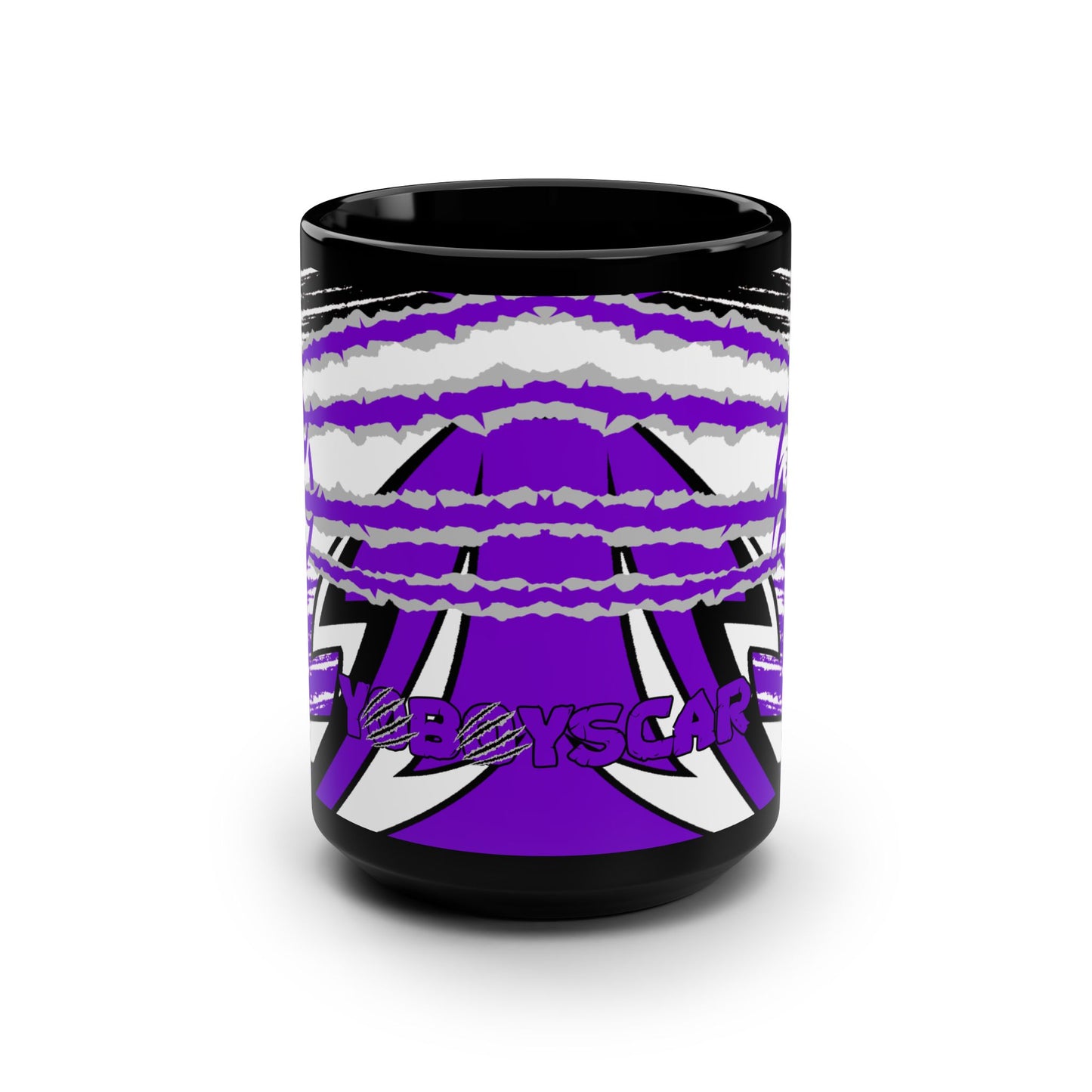 YoBoyScar Scar Black Mug, 15oz