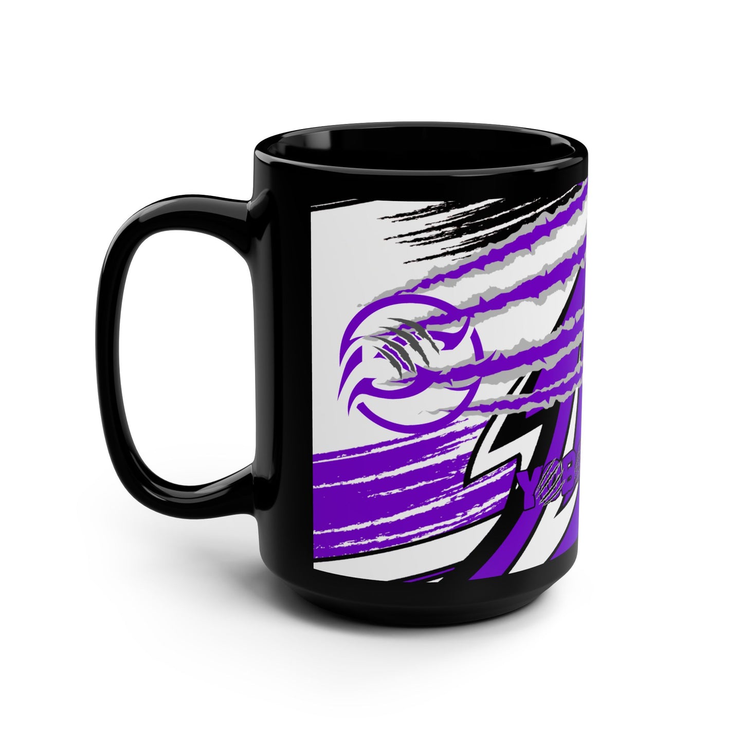 YoBoyScar Scar Black Mug, 15oz