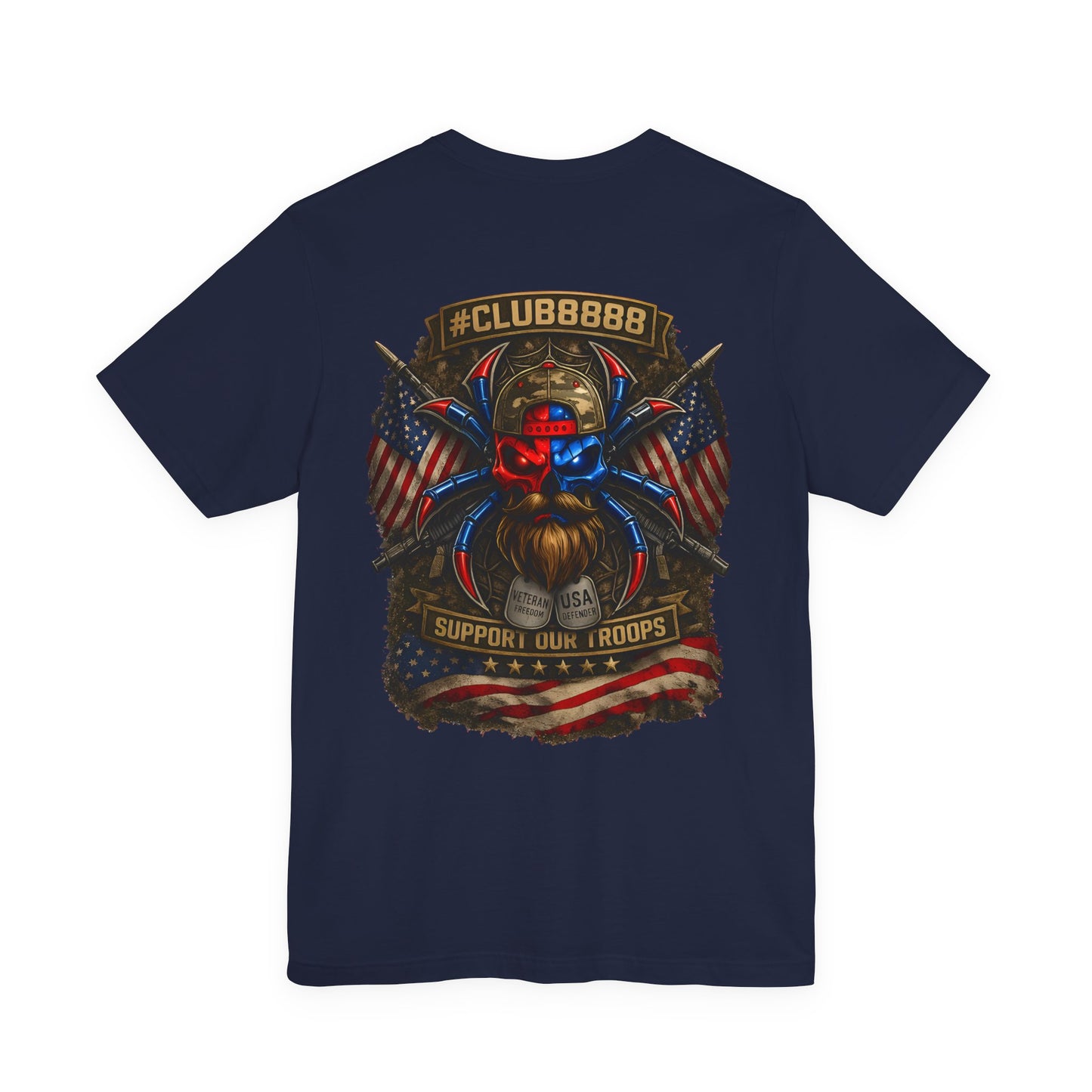 Club8888 Support The Troops Unisex T-shirt
