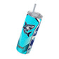 Casual Shark Skinny Matte Tumbler, 20oz