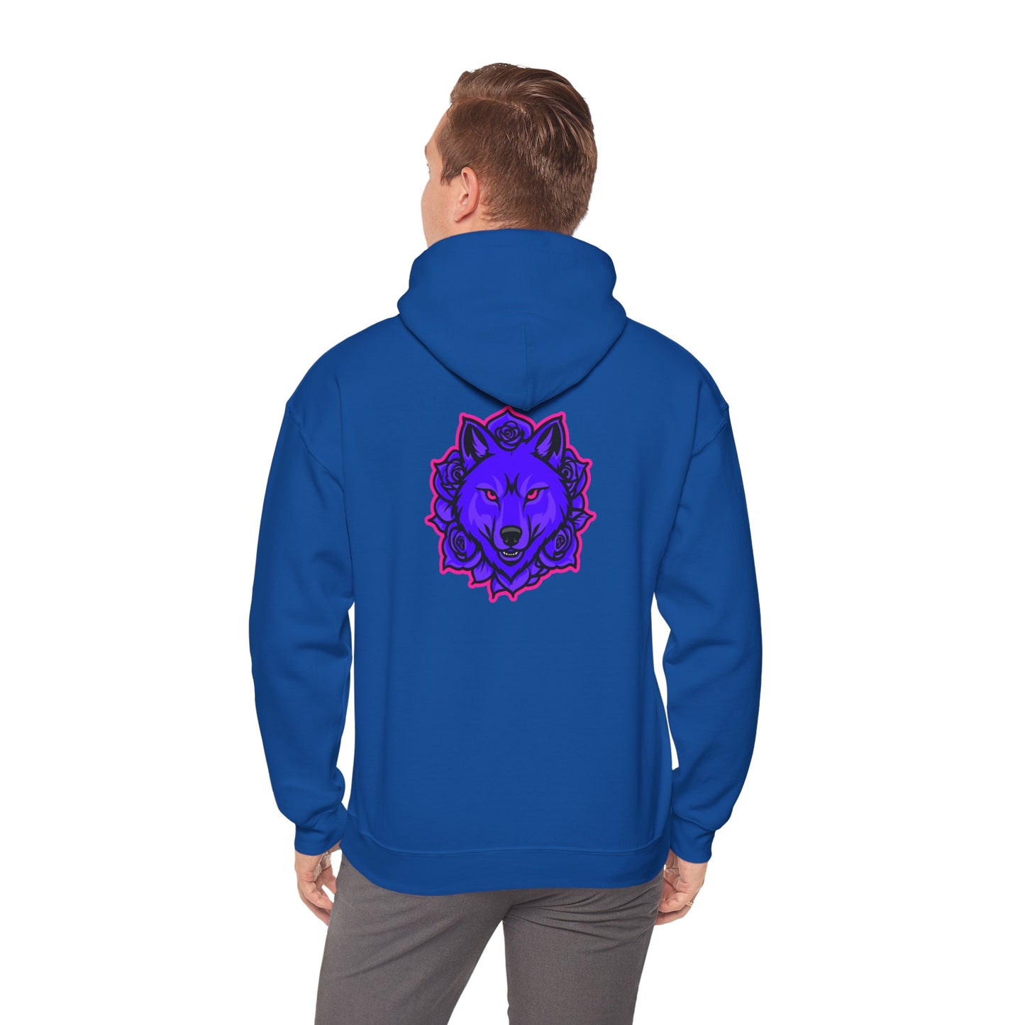 BadWolfRose Back Print Unisex Hoodie