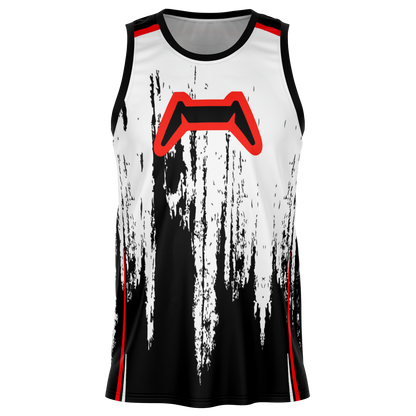 Kontroller Labs White Basketball Jersey