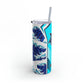 Casual Shark Skinny Matte Tumbler, 20oz