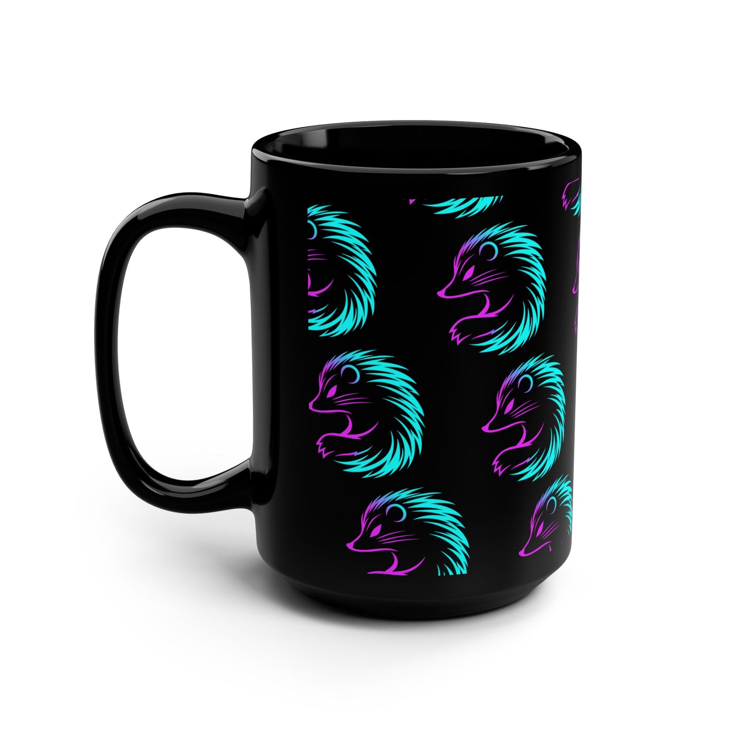 Team Kraven Quills Black Mug, 15oz