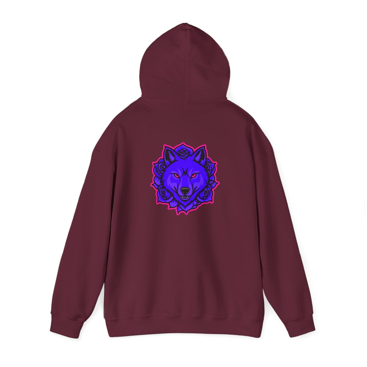 BadWolfRose Back Print Unisex Hoodie