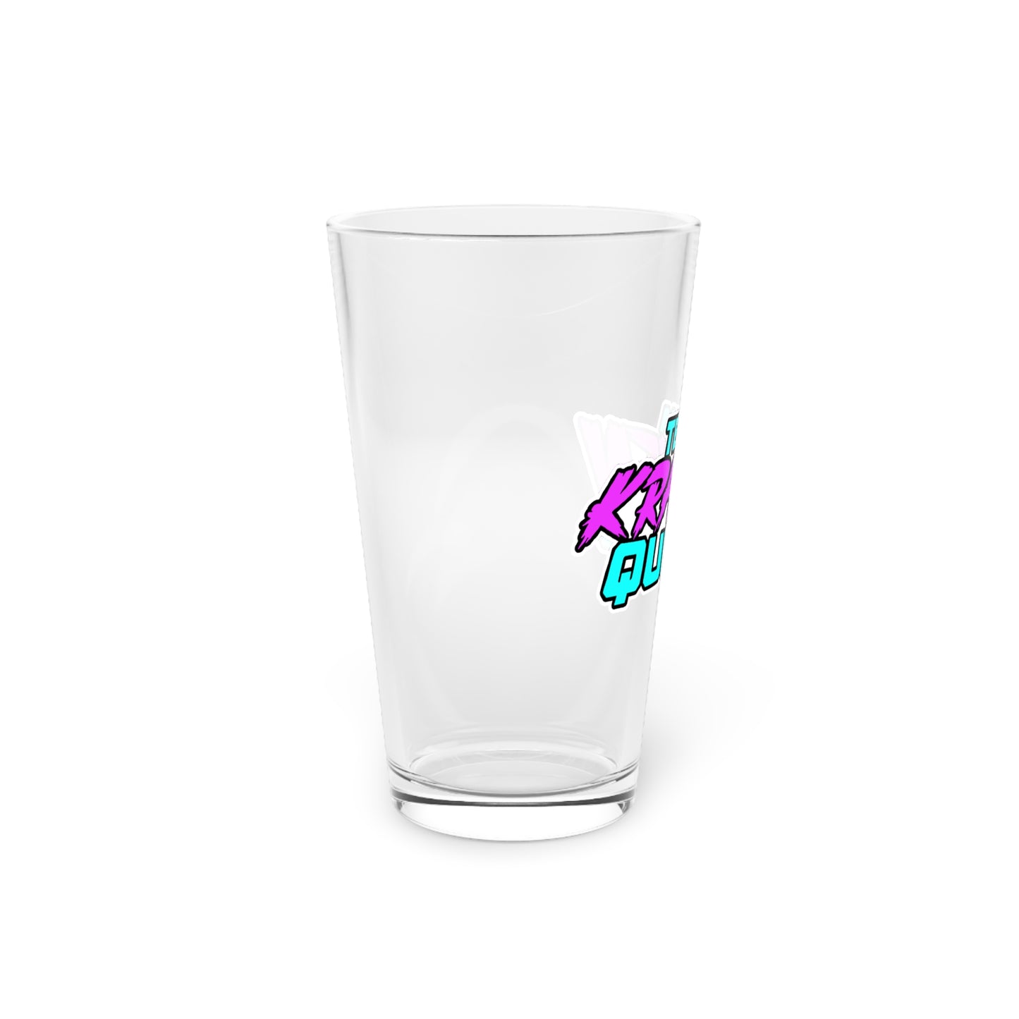 Team Kraven Quills Pint Glass, 16oz