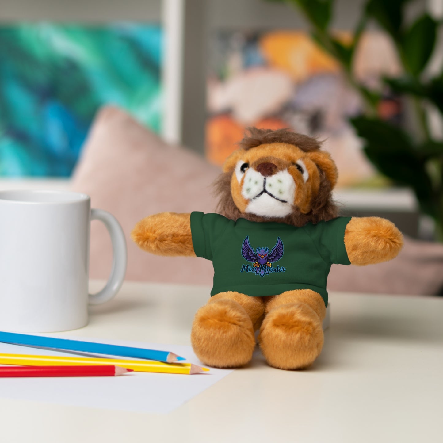 Miz Murder Stuffed Animals with Tee