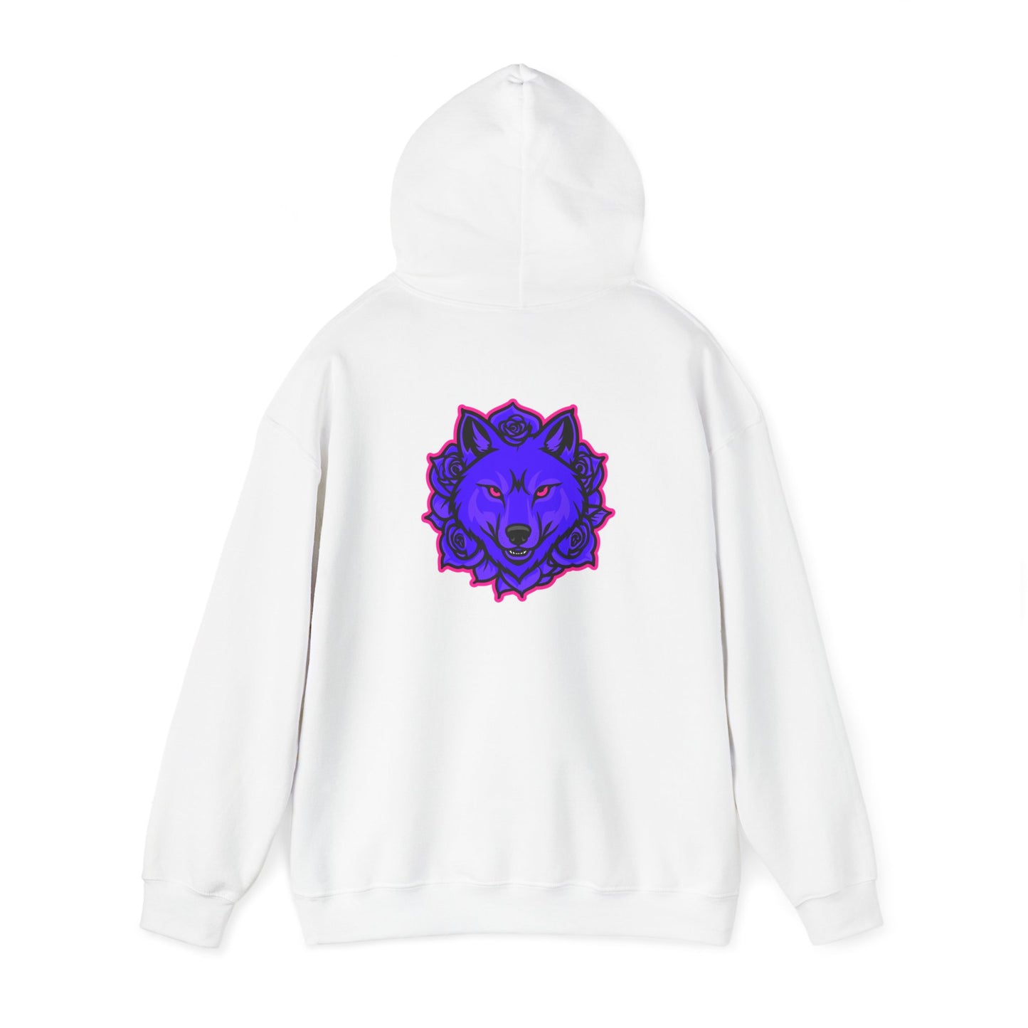 BadWolfRose Back Print Unisex Hoodie