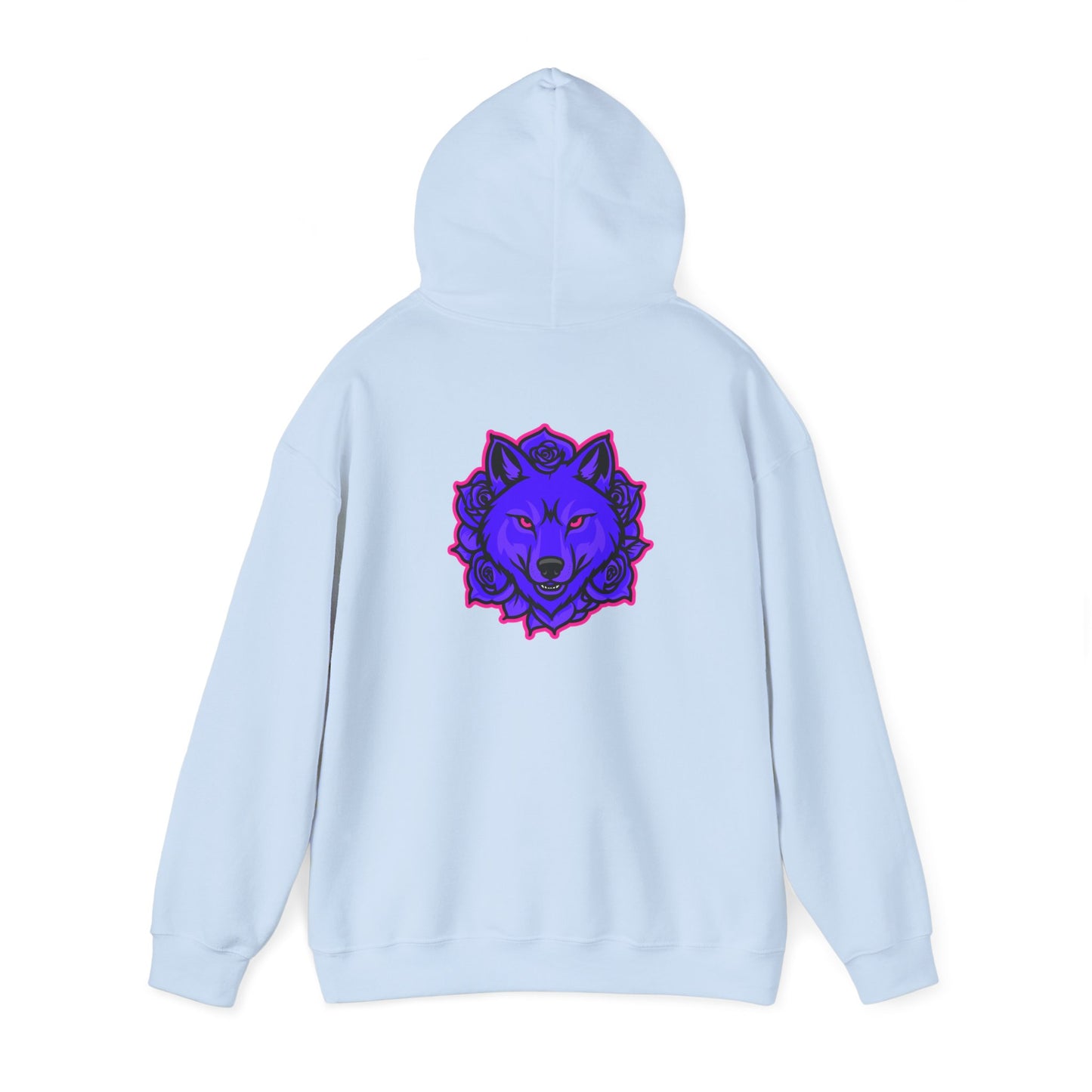 BadWolfRose Back Print Unisex Hoodie