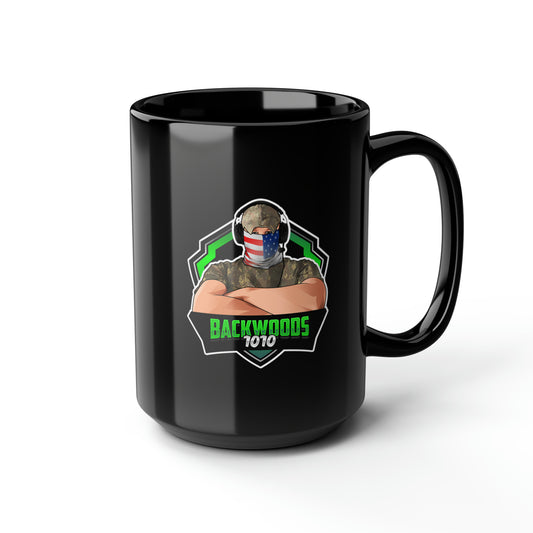 Backwoods1010 Black Mug, 15oz