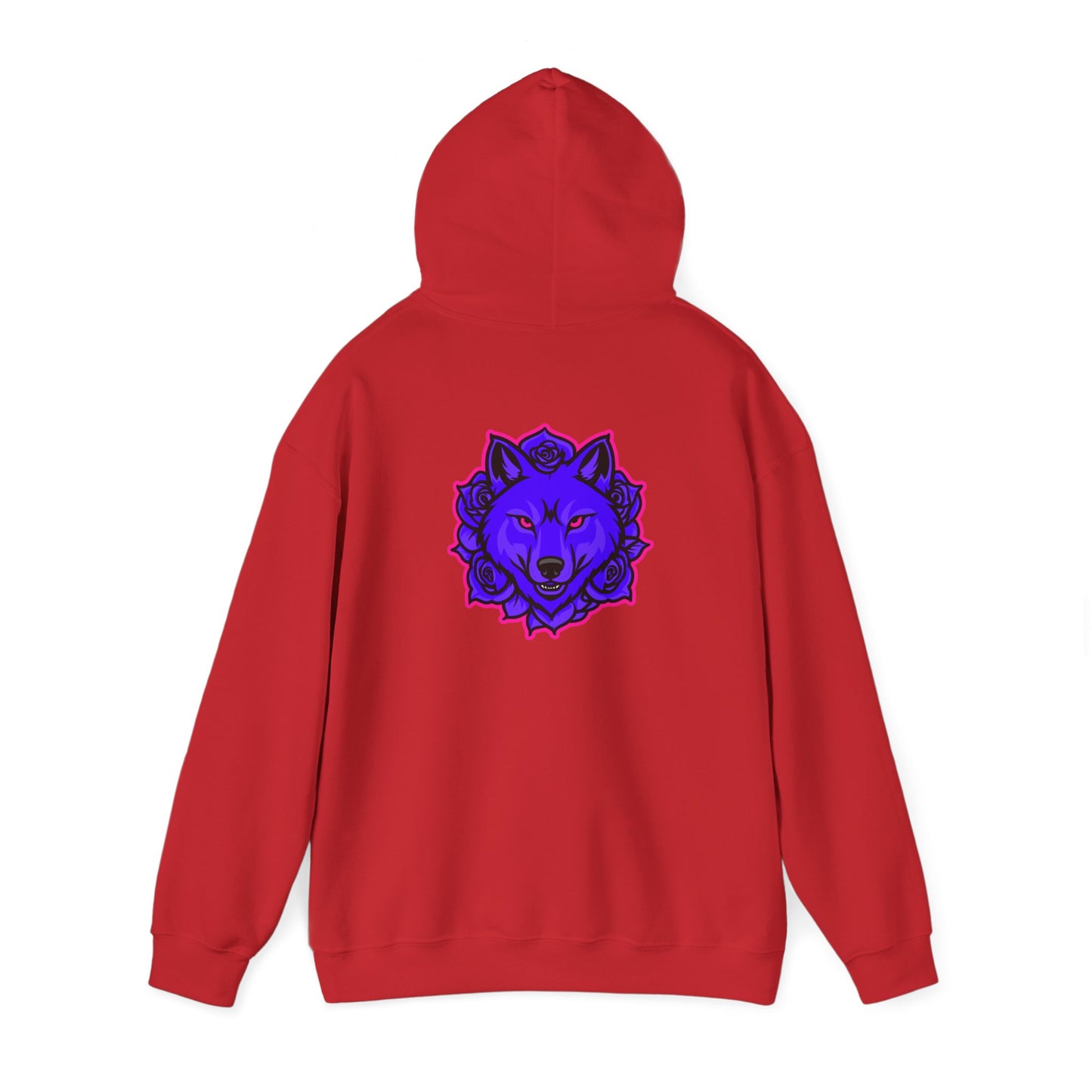 BadWolfRose Back Print Unisex Hoodie