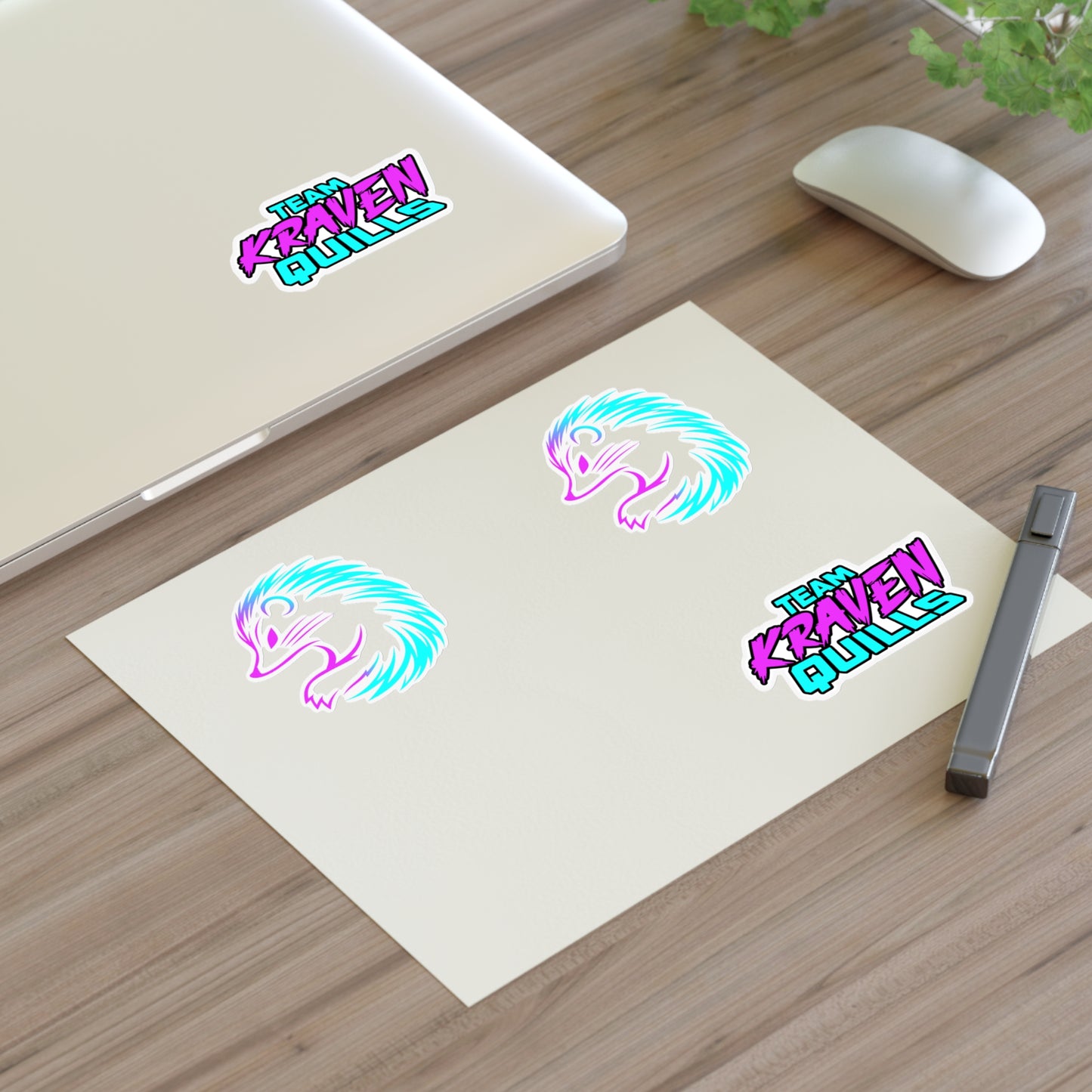 Team Kraven Quills Sticker Sheets