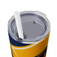 ILikeCheese3434 Skinny Tumbler with Straw, 20oz