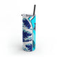 Casual Shark Skinny Matte Tumbler, 20oz