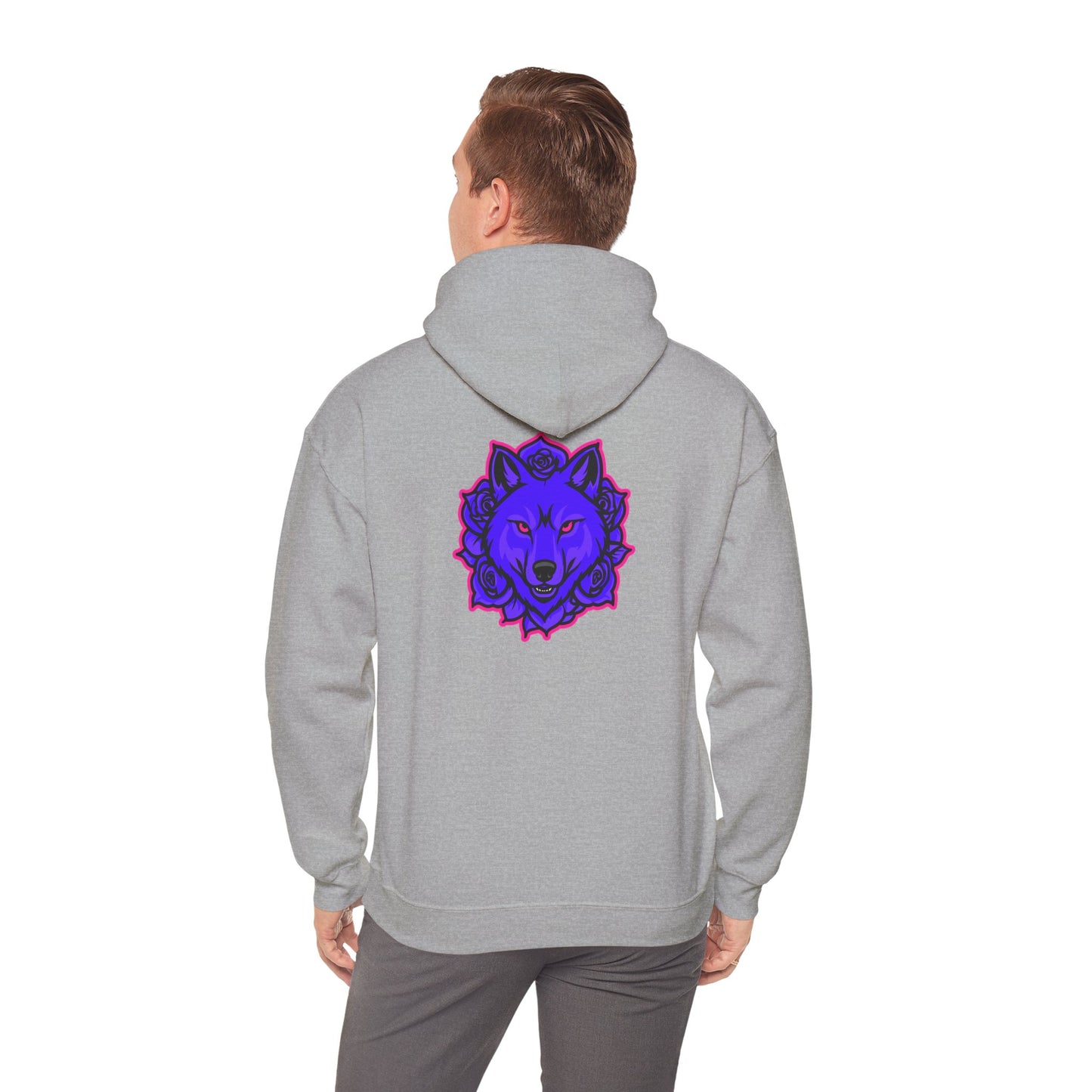 BadWolfRose Back Print Unisex Hoodie