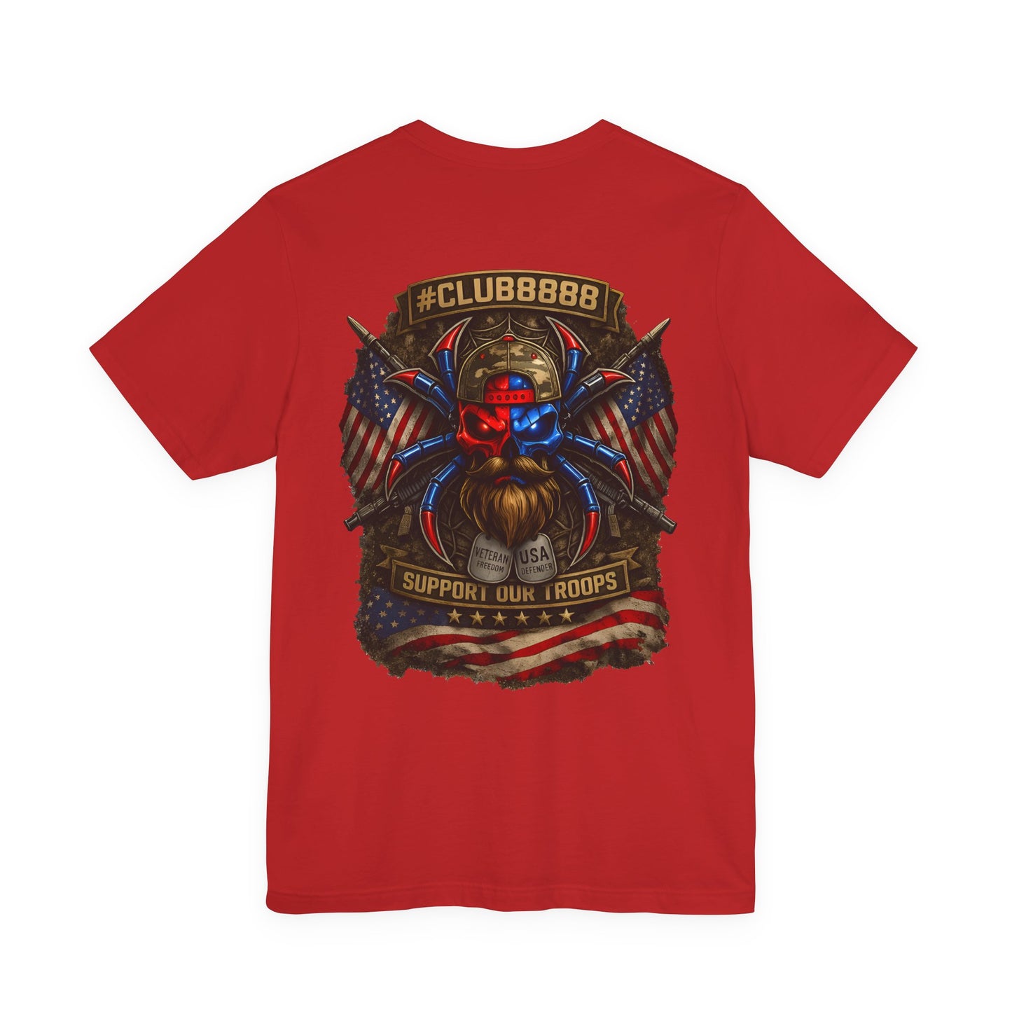 Club8888 Support The Troops Unisex T-shirt