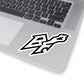 BlackFox Black Black & White Stickers