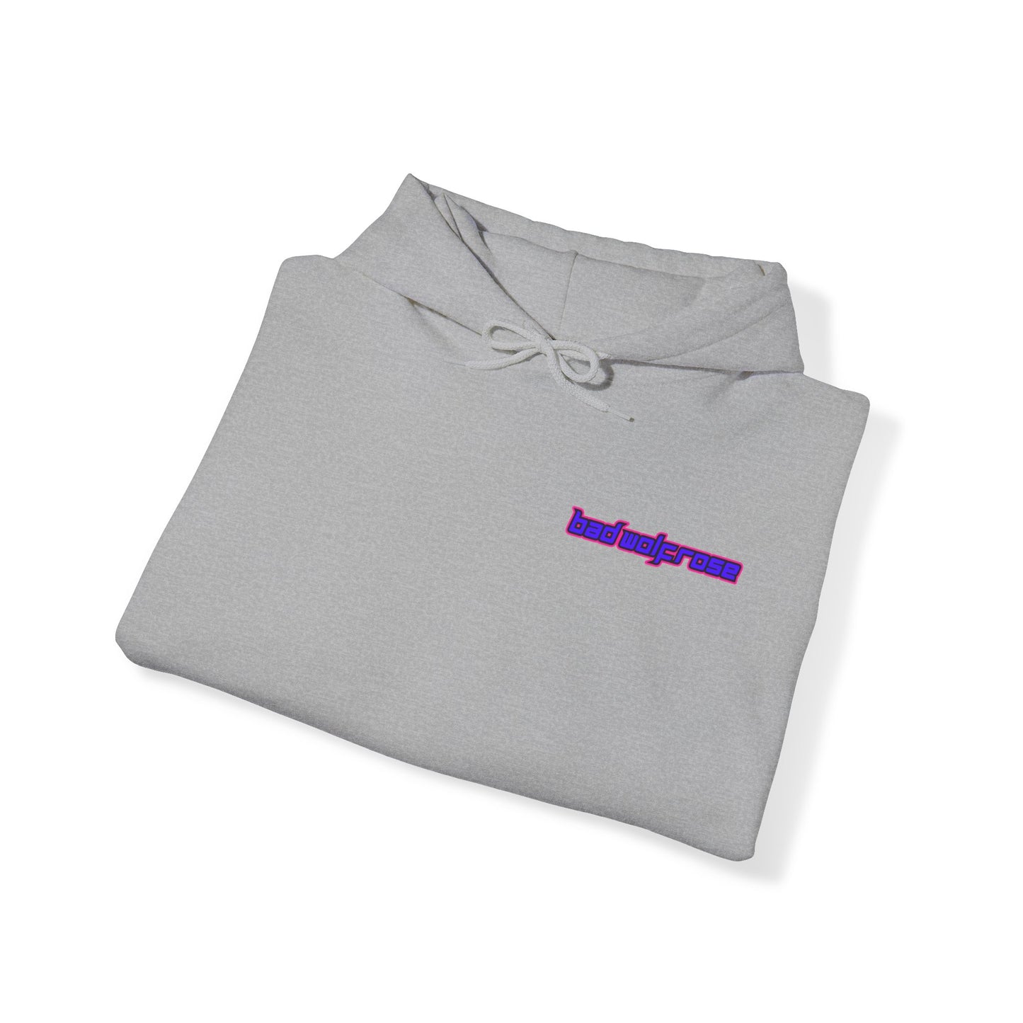 BadWolfRose Back Print Unisex Hoodie