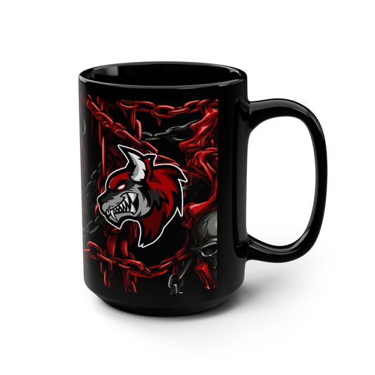 DevilWolf Black Mug, 15oz