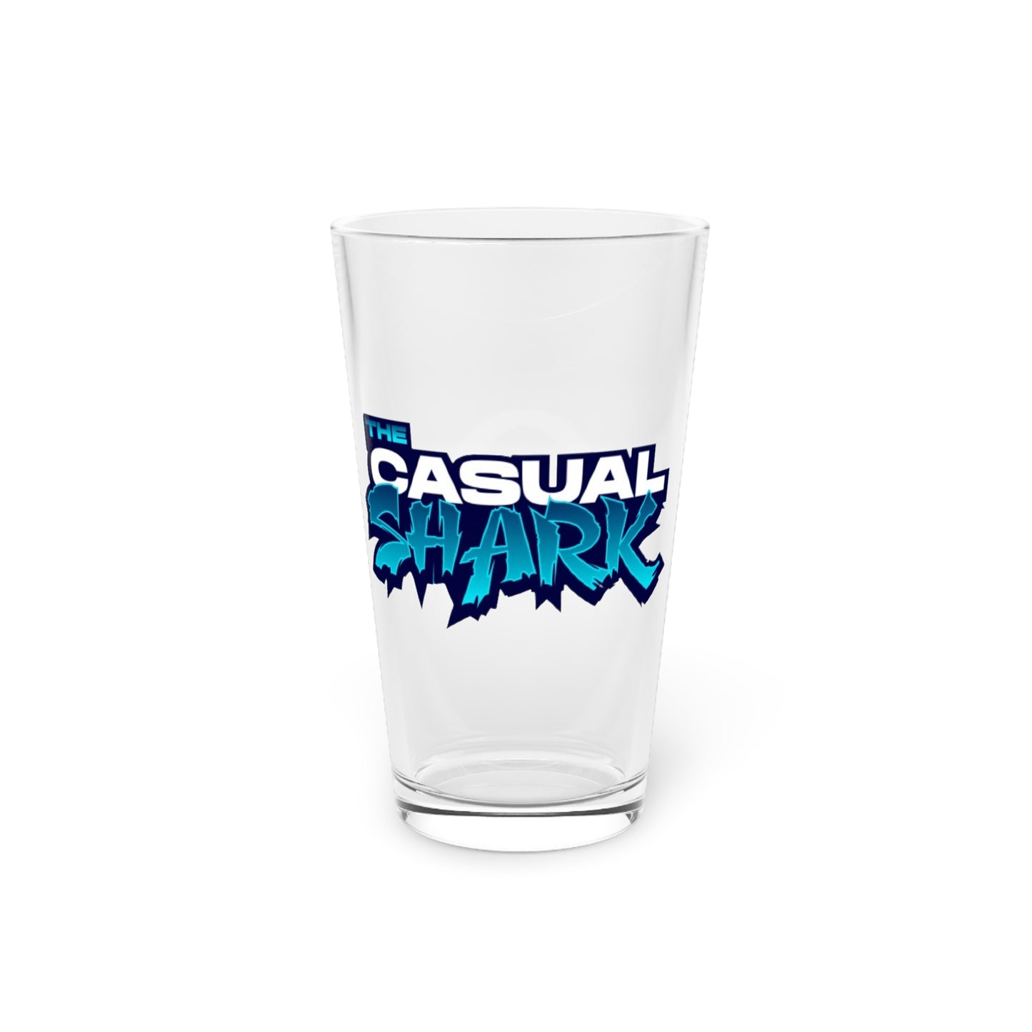 Casual Shark Glass, 16oz