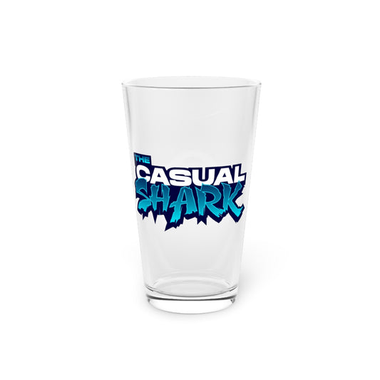 Casual Shark Glass, 16oz
