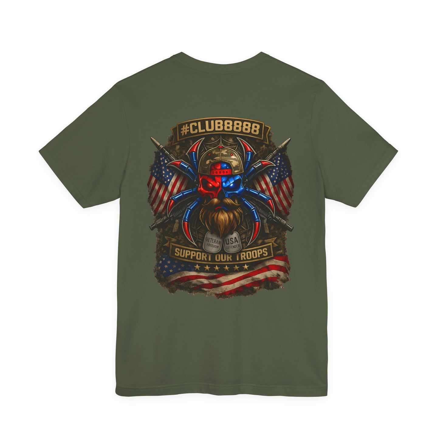 Club8888 Support The Troops Unisex T-shirt