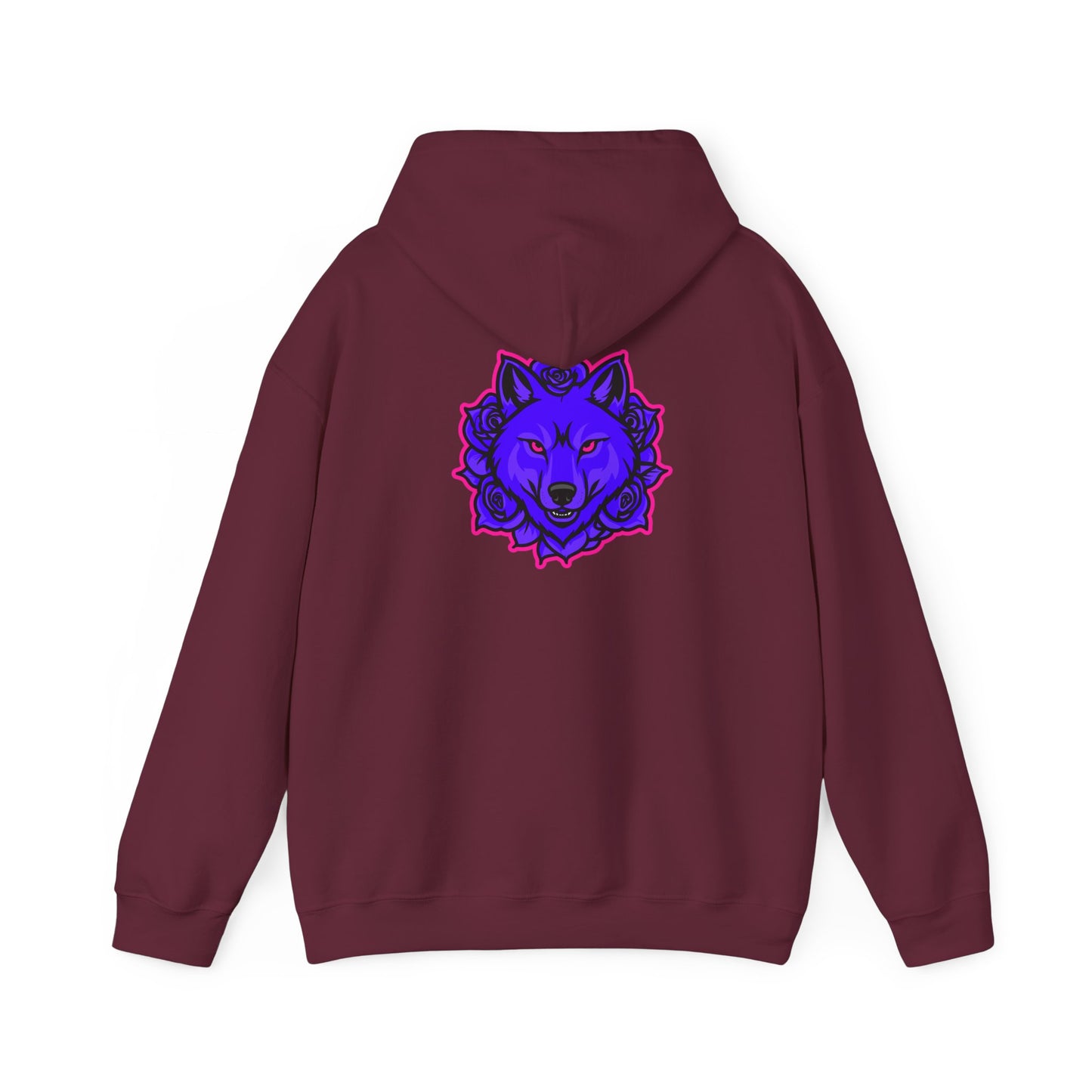 BadWolfRose Back Print Unisex Hoodie