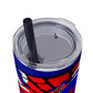 Spiderman8888 Skinny Tumbler with Straw, 20oz