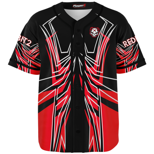Red Bit Baseball Jersey